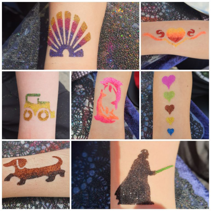 Glitter-tatuointeja lapsille & aikuisille tapahtumissa | GlitterHaltijat